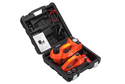 Automobilio domkratas, hidraulinis 12V 5T + ratų veržliaraktis KD1368