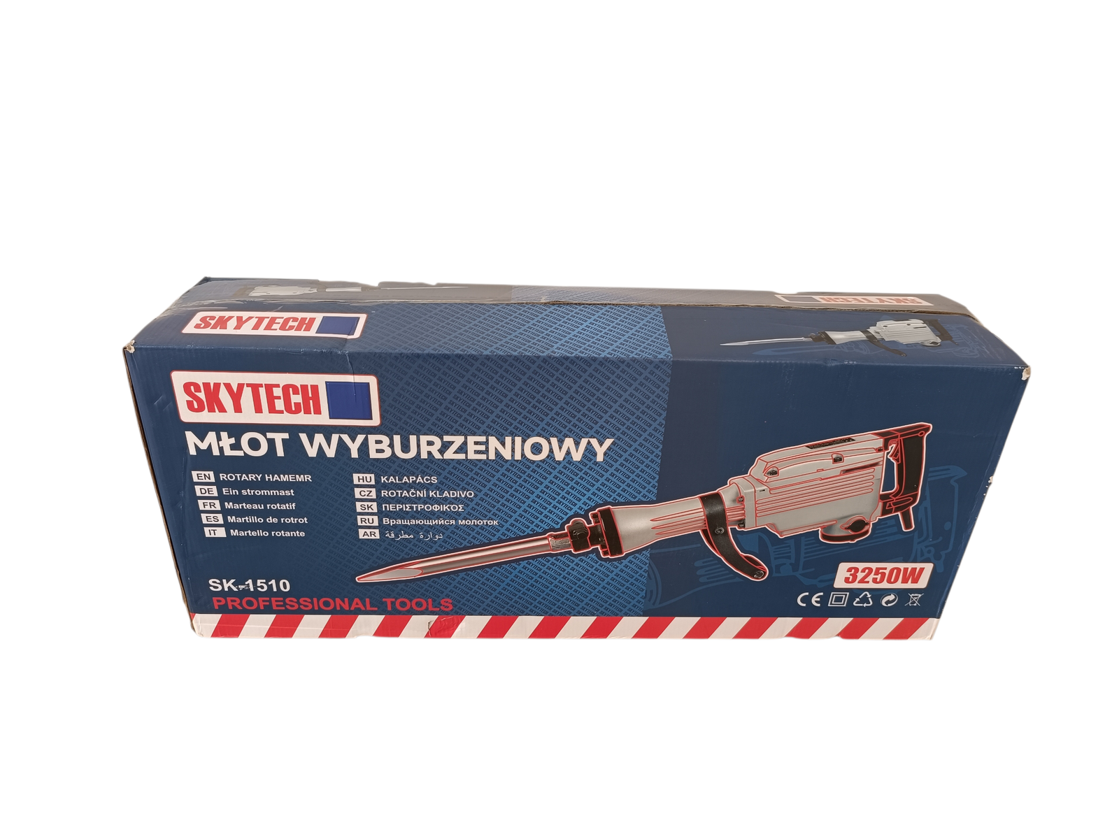 8babf1de-0dcf-4037-98dd-fe07e2b4e6ee.png Perforatorius-Atskėlimo plaktukas 3250W SKYTECH SK-1510