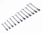 Kombinuoti veržliarakčiai 8-19 mm, 12 vnt. KD11304