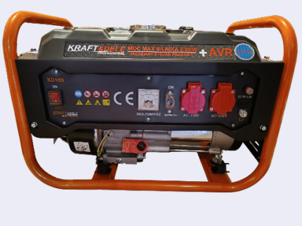 Benzininis elektros generatorius KRAFT&DELE KD160