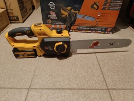 Akumuliatorinis grandinis pjūklas BULL TECH 48V 5AH, 35 cm.