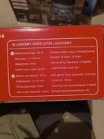 Lazerinis nivelyras 4D 16 linijų su trikoju BOXER BX-3314