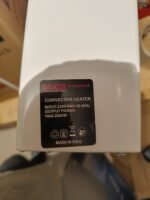 Elektrinis konvektorinis šildytuvas 2200W BOXER BX-3207