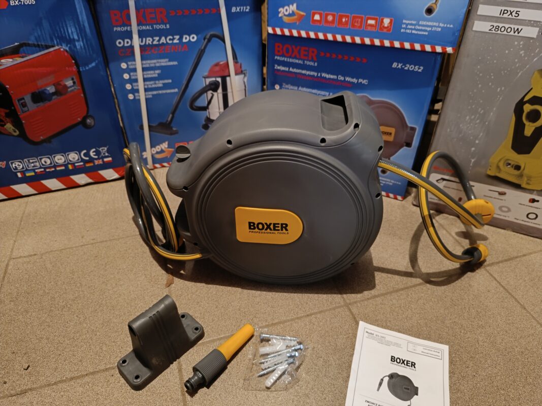 Automatinė ritė su žarna 20m BOXER BX-2052
