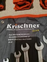 Kombinuotų raktų su terkšlė KRISCHNER 6-22mm 8vnt.