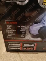 Akumuliatorinis kampinis šlifuoklis 24V 4.0Ah Force tools RK-4054
