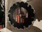 Deimantinis akmens ir betono pjovimo diskas BLACK 230mm