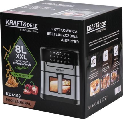 Oro gruzdintuvė 8L KD4109 AirFryer