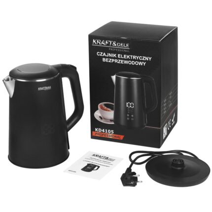 Elektrinis virdulys su temperatūros reguliatoriumi 1,6 l 1500 W KRAFT&DELE KD4105
