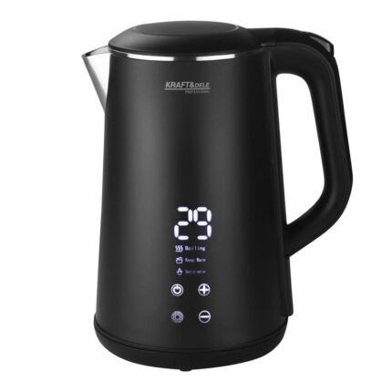 Elektrinis virdulys su temperatūros reguliatoriumi 1,6 l 1500 W KRAFT&DELE KD4105